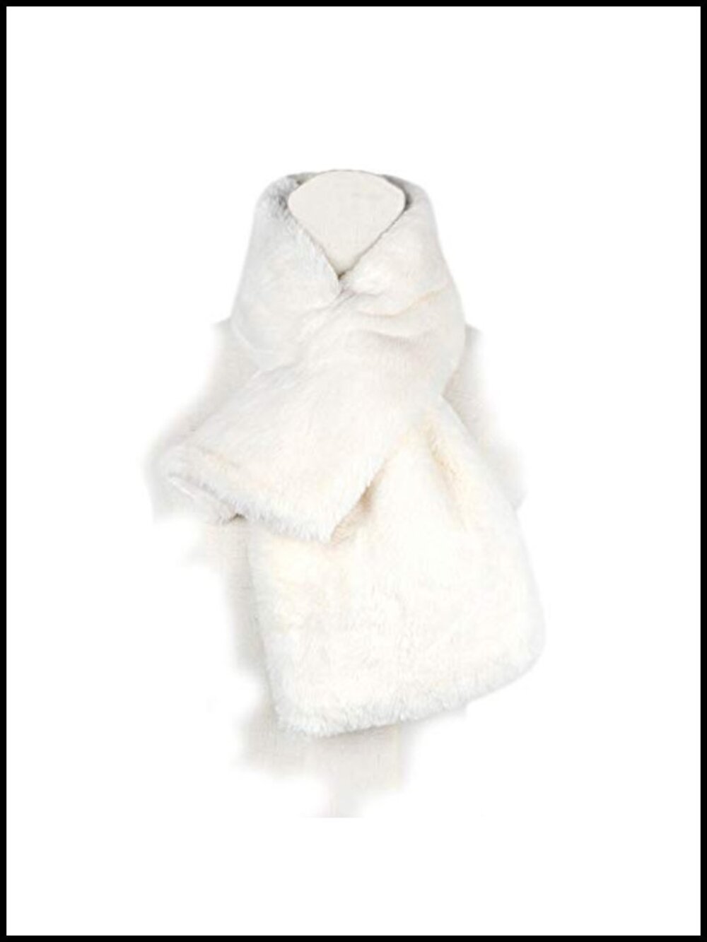 Luxury Faux Fur Scarf Wrap for Women - Elegant Winter Neck Warmer